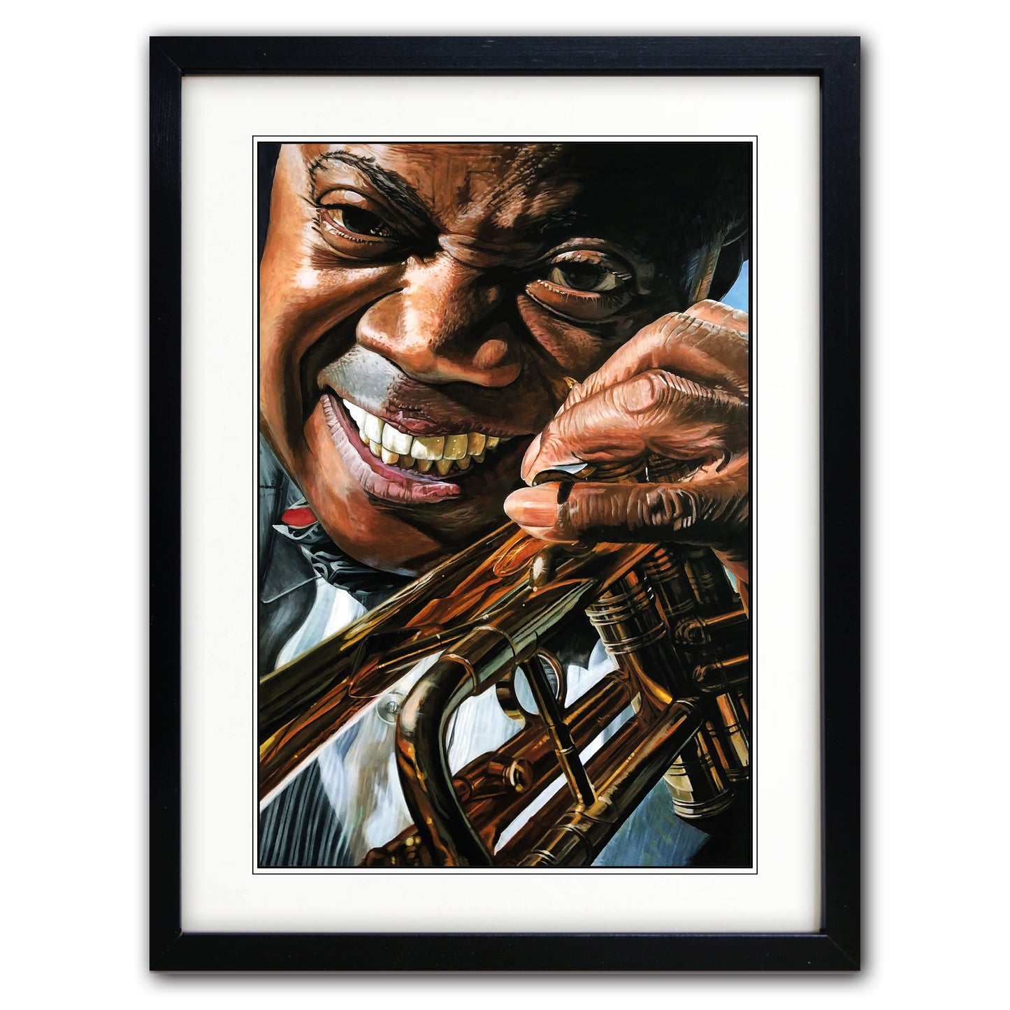 Blues, Jazz & Soul Music Icons Painting Print | No.1