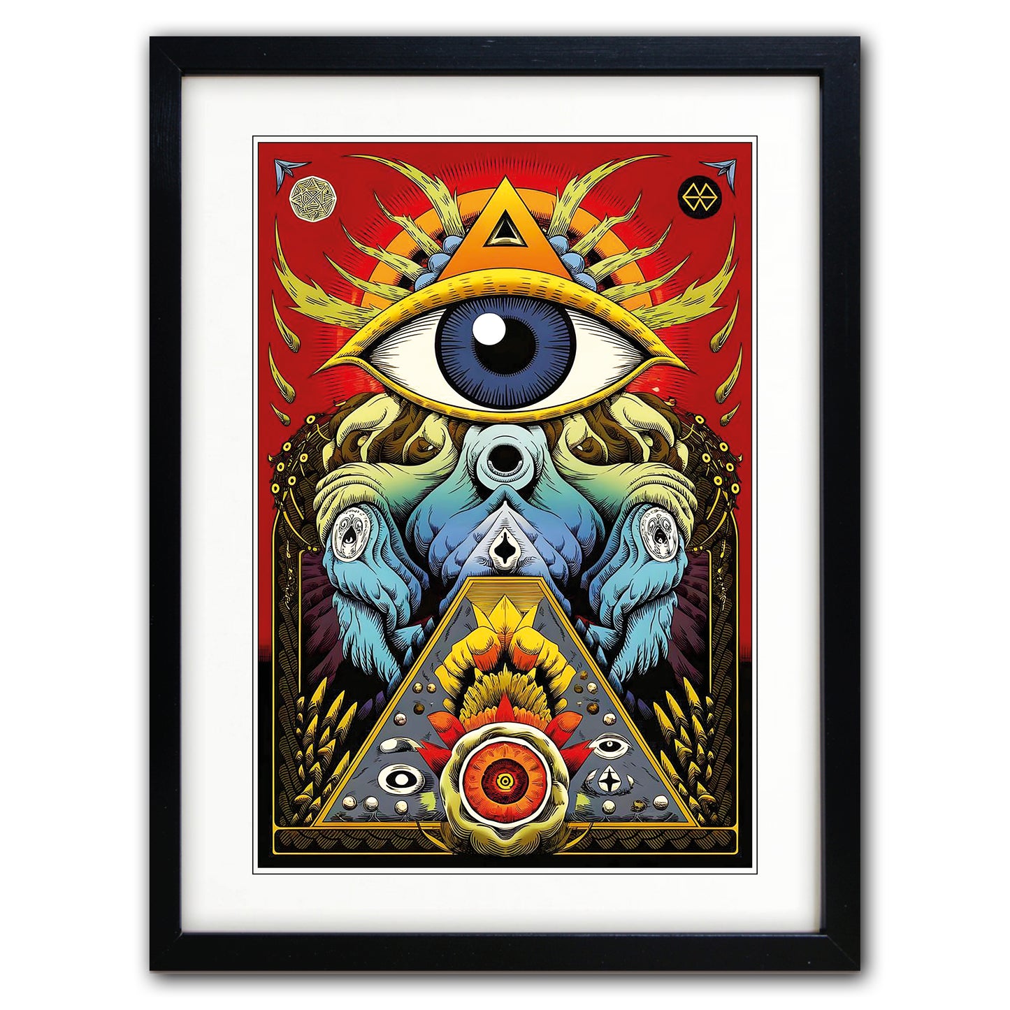 Mystic Tarot Zodiac Vintage Art Print | A3 Satin | No.3