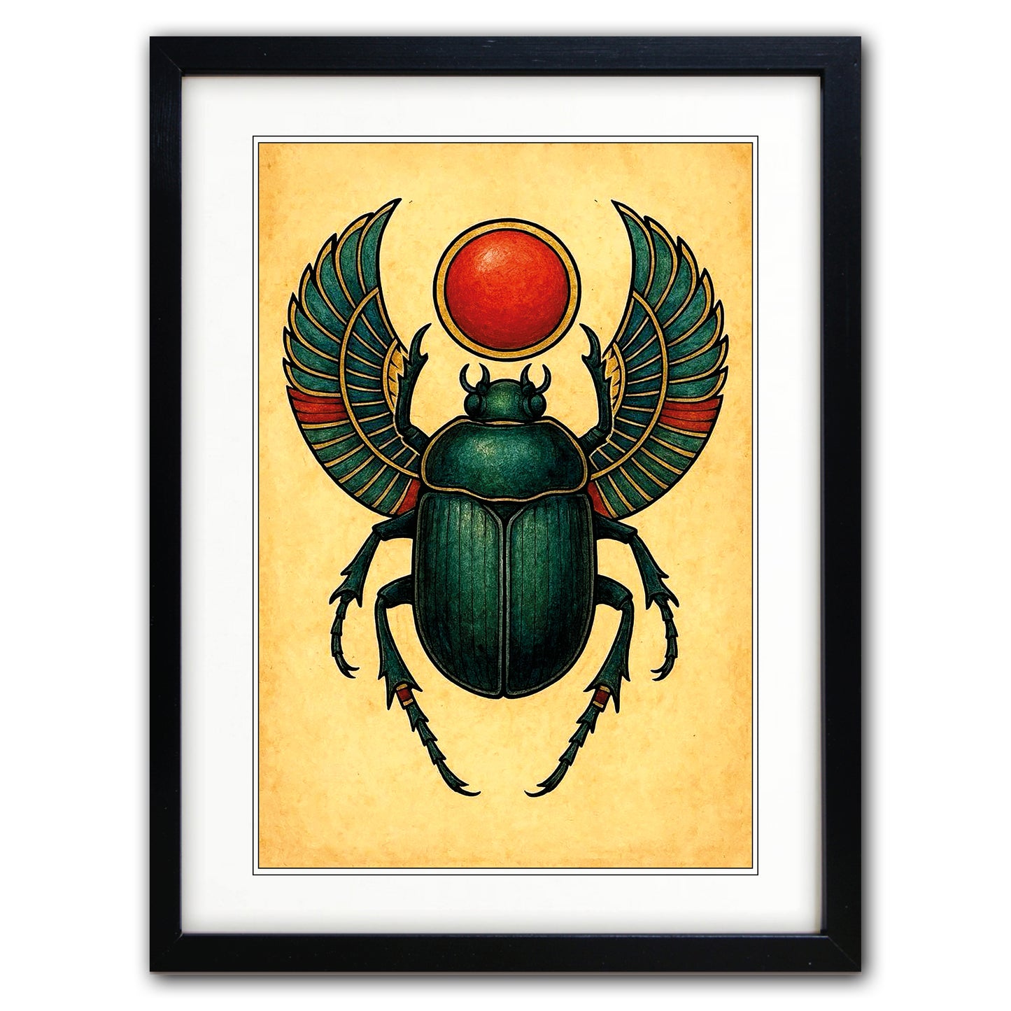 Mystic Tarot Zodiac Vintage Art Print | A3 Satin | No.5