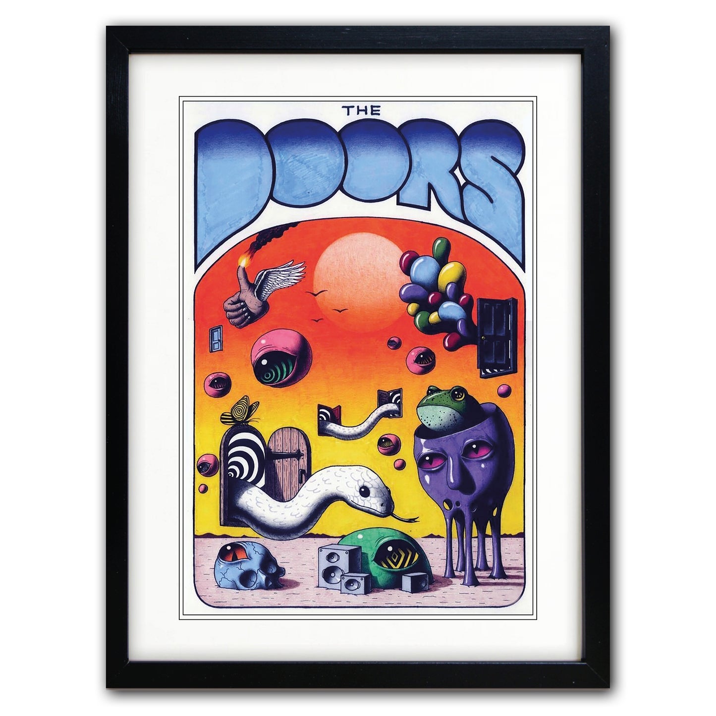 Classic Rock Music Poster Print | A3 Satin | No.7