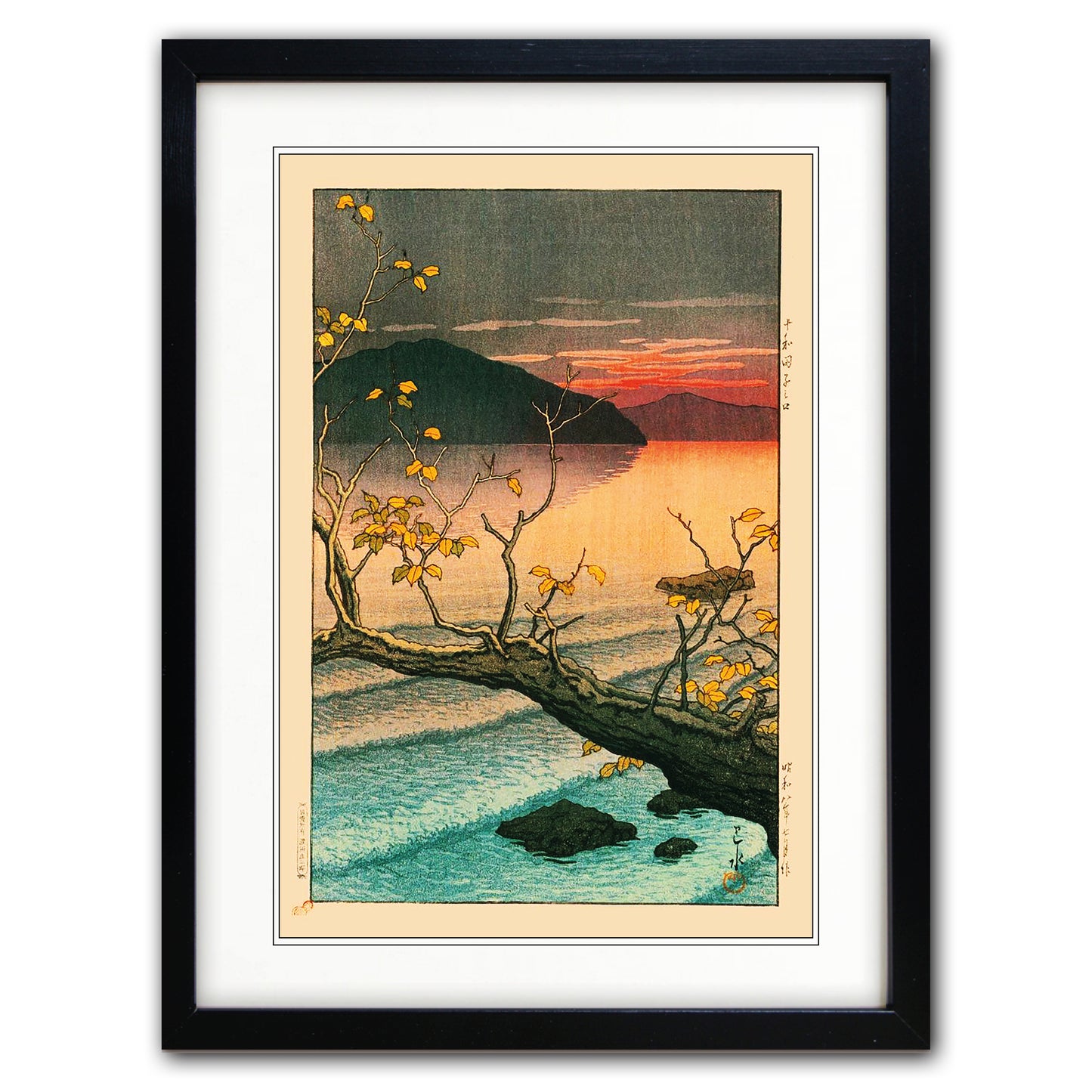 Japanese Traditional Ink Art | A3 Satin | No.8