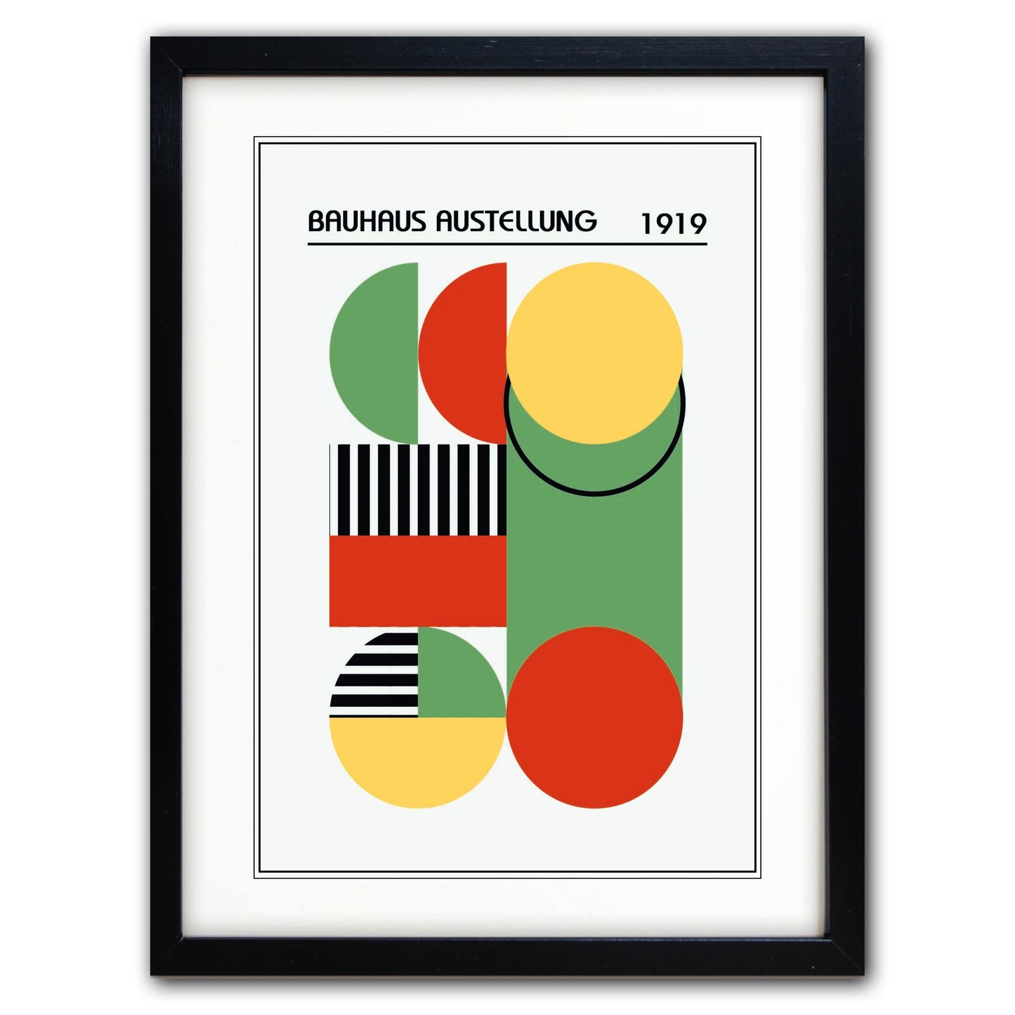 Bauhaus Vintage Exhibition | Art Print | A3 Luxury Satin | Collection of 4 | No.3