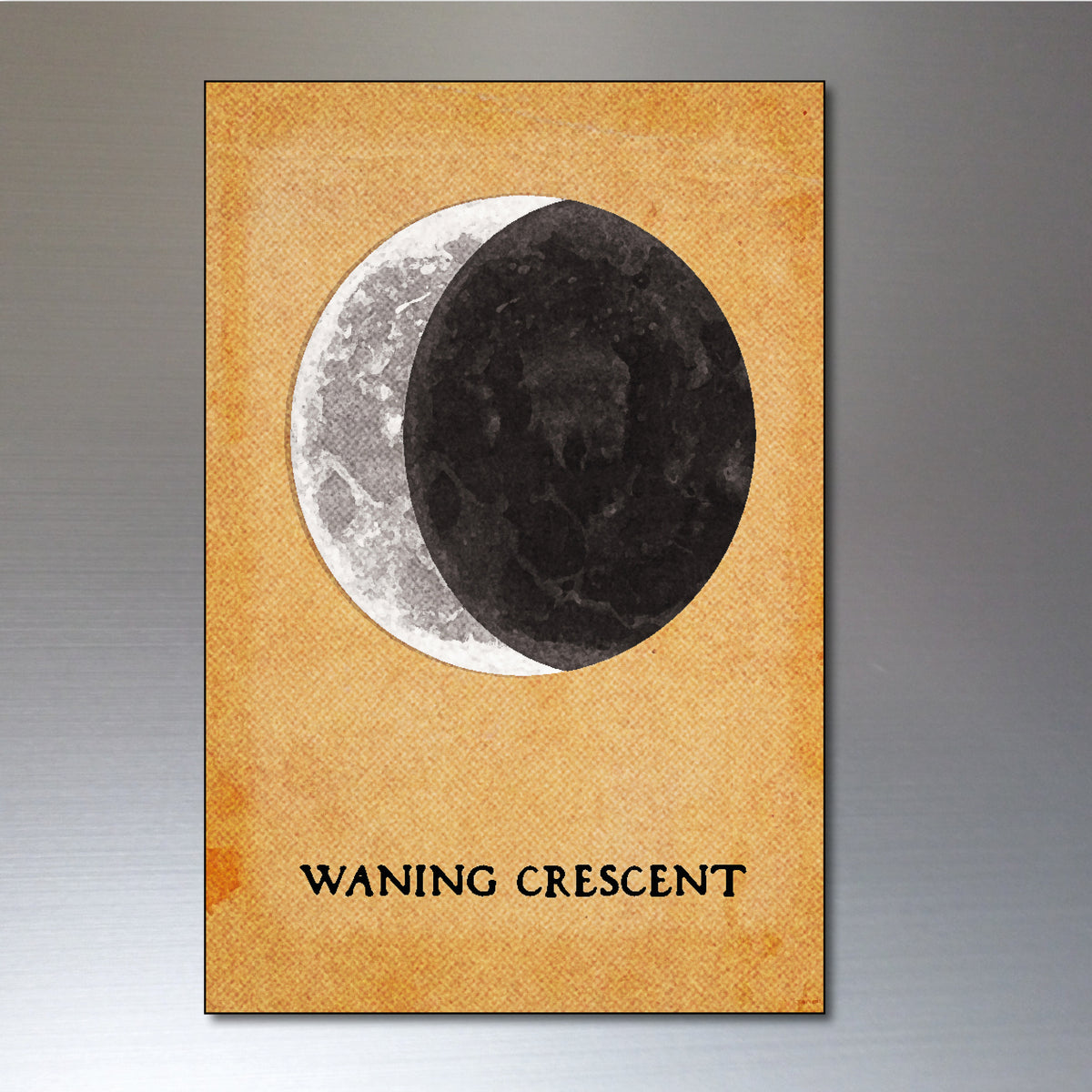 Vintage Moon Phases & Lunar Eclipse Illustrations | Fridge Magnets Set of 8