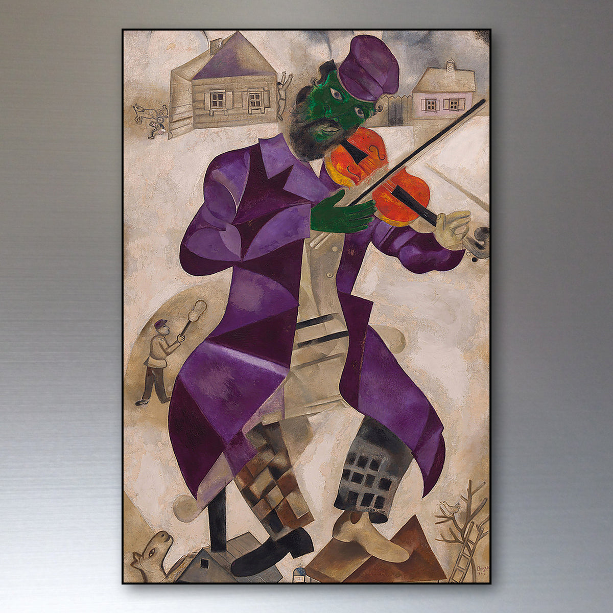 Marc Chagall Famous Paintings Fridge Magnets | Set of 8