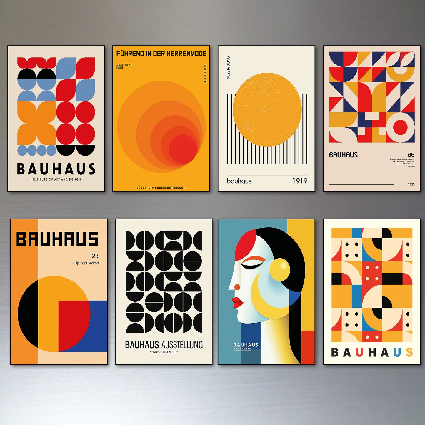 Bauhaus Vintage Exhibition Images | Set of 8 | No.1