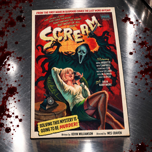Vintage Classic Horror Film Postcards | Adult Halloween Party Invites | Pack of 8