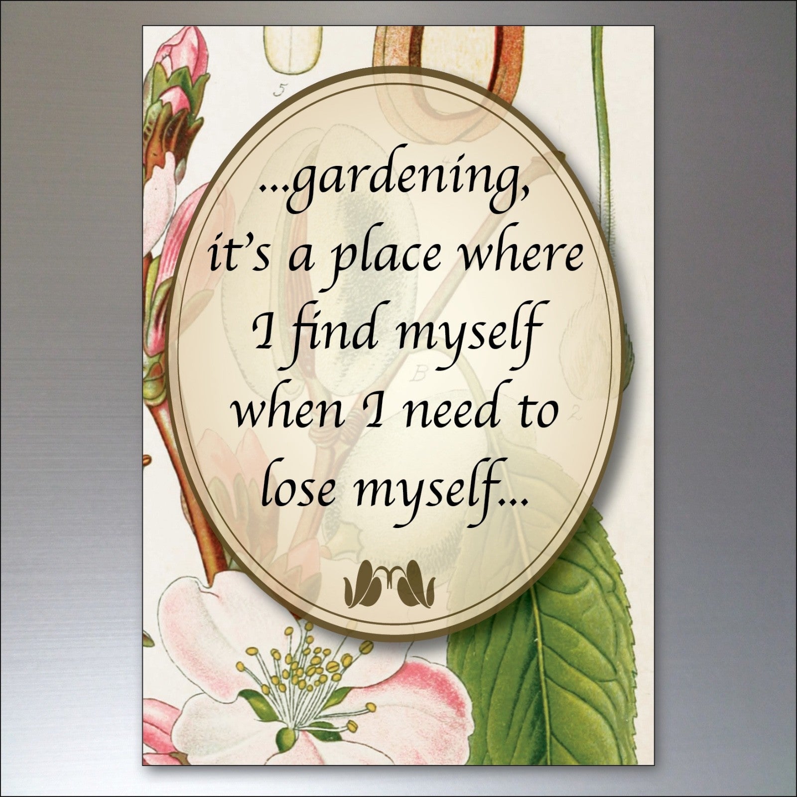 Set of 8 gardening-themed inspiration quotes fridge magnets, featuring colorful designs and motivational messages for gardening lovers.