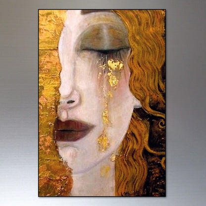 Set of 8 vintage Gustav Klimt fridge magnets featuring iconic artwork, decorative and collectible for kitchen decor.