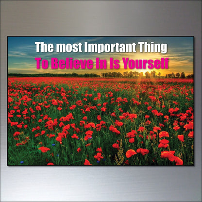 Set of 8 motivational and inspirational quotes fridge magnets with colorful designs, perfect for uplifting messages.