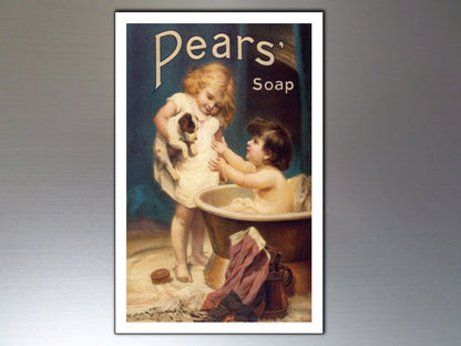 Set of 9 vintage retro fridge magnets featuring colorful advertising designs, perfect for decorating refrigerators.