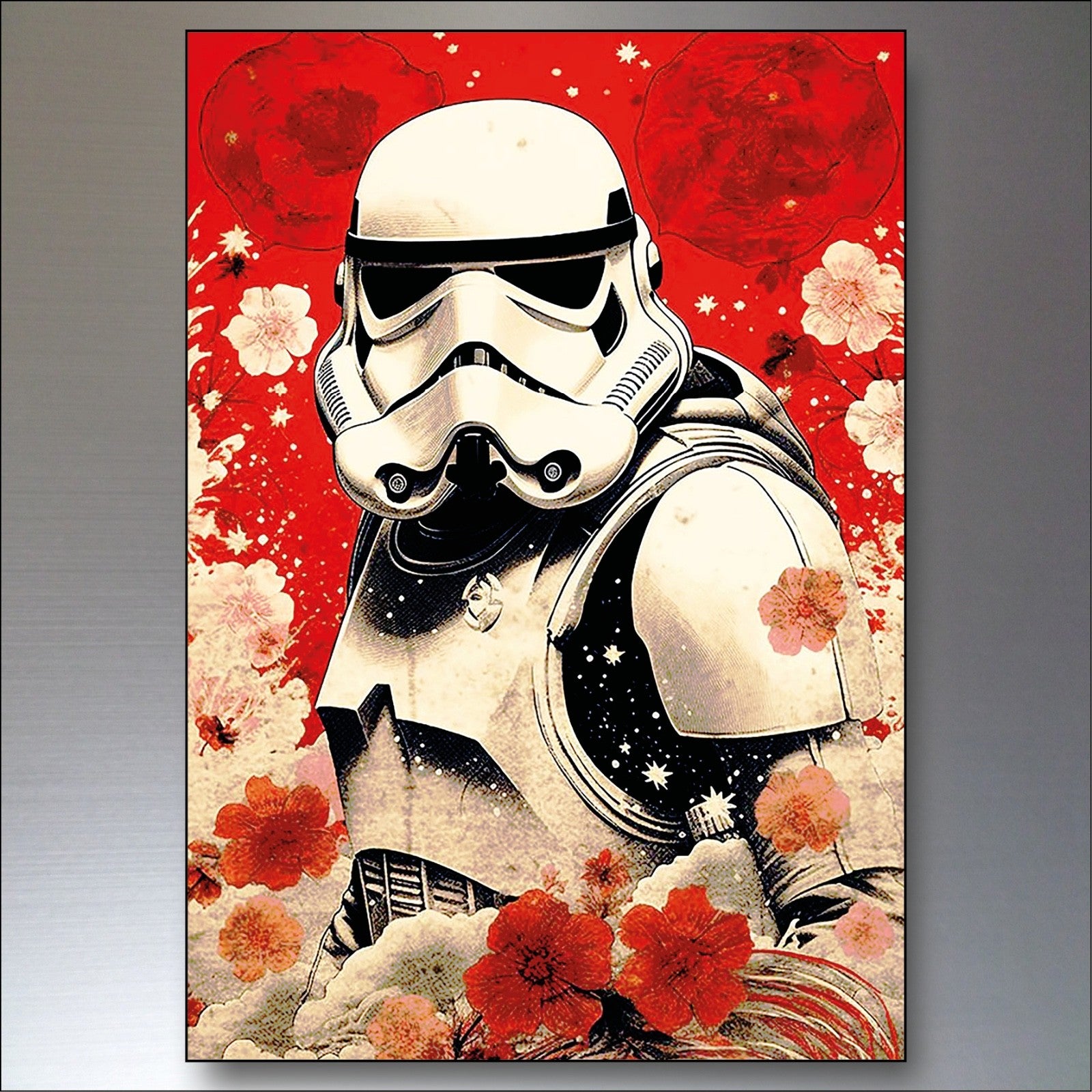 Set of six vintage retro sci-fi space wars fridge magnets showcasing bold sci-fi artwork, perfect for space-themed decor.