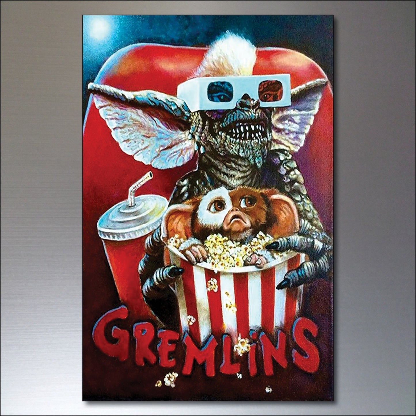 Set of 8 vintage classic film poster fridge magnets, flexible and colorful, featuring iconic movie images for decorative display.
