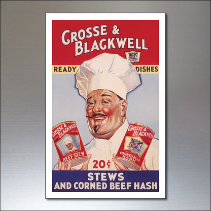 Set of 9 vintage retro fridge magnets featuring colorful advertisement designs, perfect for decorating refrigerators or magnetic surfaces.