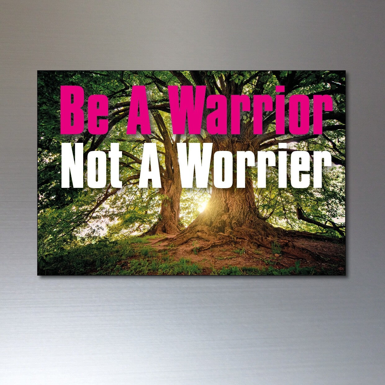 Set of 8 vintage retro fridge magnets featuring motivational and inspirational quotes, with colorful and decorative designs.