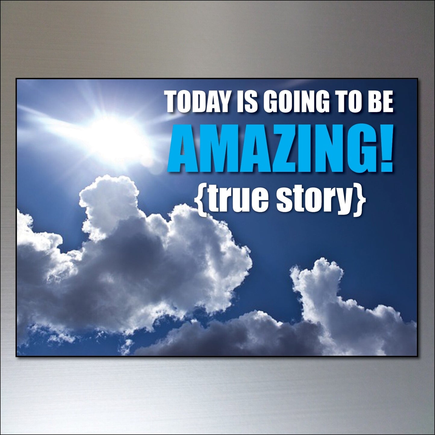 Set of 8 motivational and inspirational quotes fridge magnets, featuring colorful designs and uplifting messages.