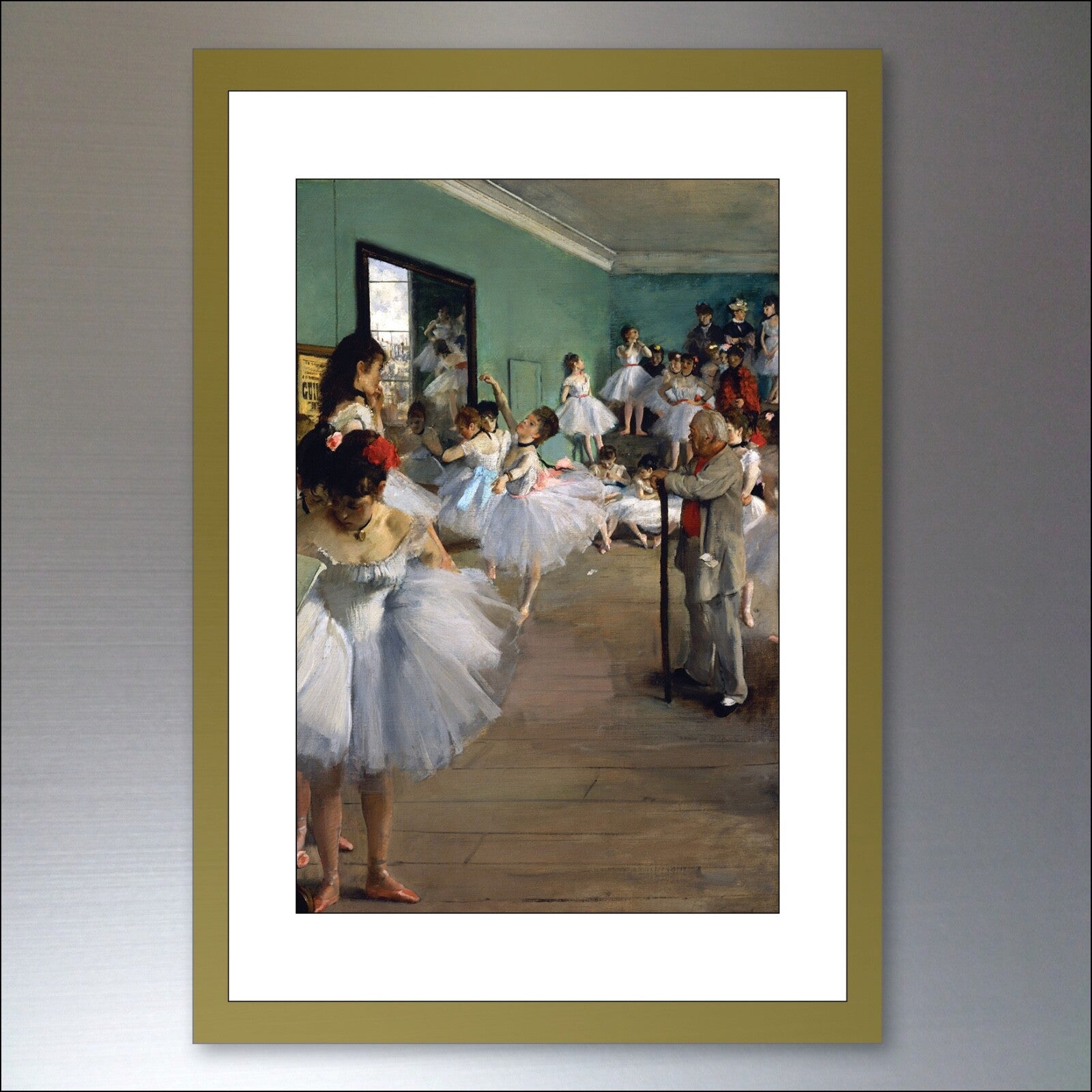 Set of 8 vintage Edgar Degas impressionist art fridge magnets featuring classic ballet and dance paintings, decorative and collectible.
