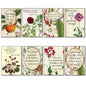 Set of 8 gardening inspiration quotes fridge magnets featuring colorful designs, perfect for decorating and inspiring in the kitchen.