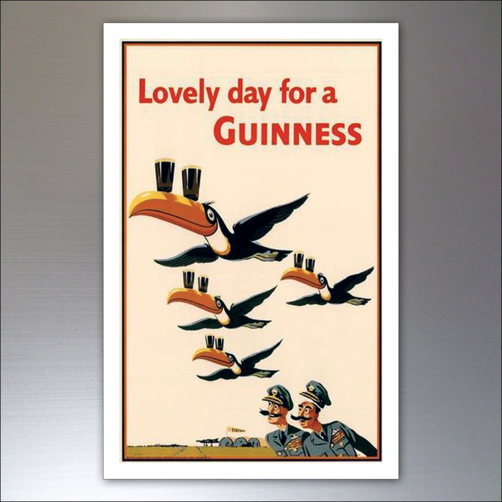 Set of 9 vintage retro fridge magnets featuring food advert designs, unbranded, perfect for decorating refrigerators.