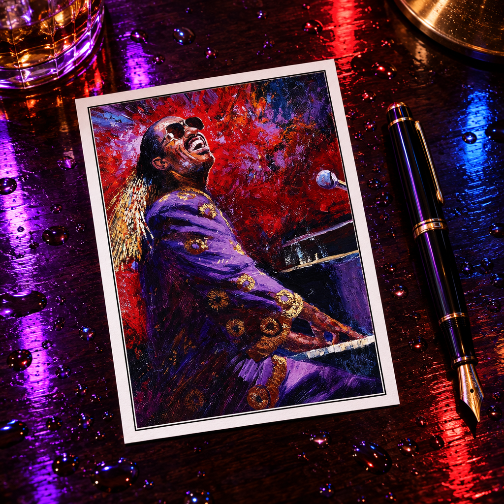 Vintage Blues Jazz and Soul Music Legends Art Postcards | Pack of 8