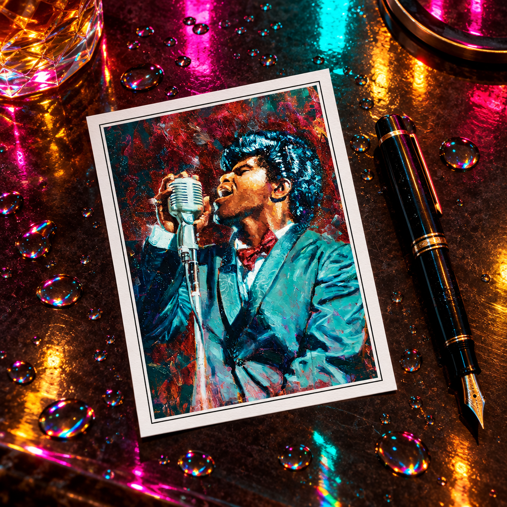 Vintage Blues Jazz and Soul Music Legends Art Postcards | Pack of 8