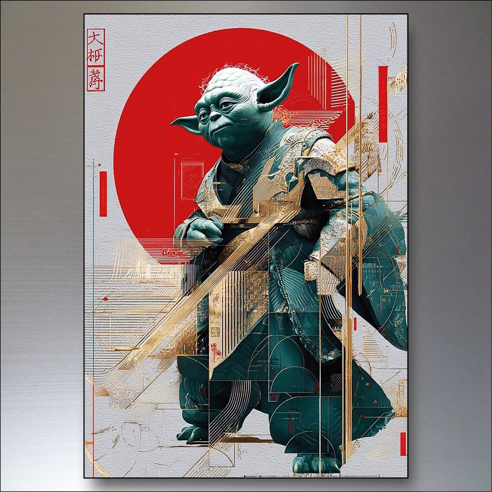 Set of six vintage retro sci-fi space wars fridge magnets with sci-fi artwork, ideal for space-themed refrigerator decor.