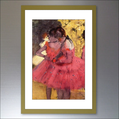 Set of 8 vintage Edgar Degas Impressionist art fridge magnets featuring colorful reproductions of his famous paintings.