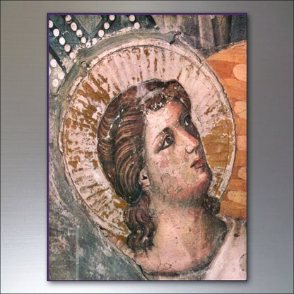 Set of 8 vintage religious art saints faith fridge magnets, featuring retro designs and classic saint images for decorative use.