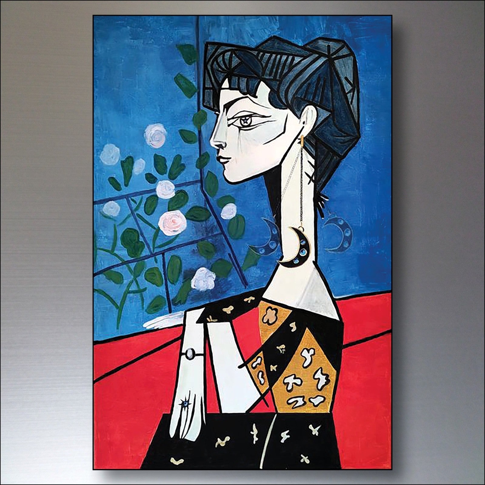 Set of 8 vintage Pablo Picasso surrealism art fridge magnets featuring Spanish paintings by Surralalist.