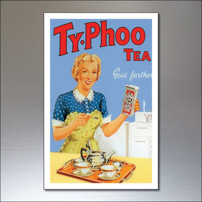 Set of 9 vintage retro fridge magnets featuring colorful advert designs, perfect for decorating refrigerators or magnetic surfaces.