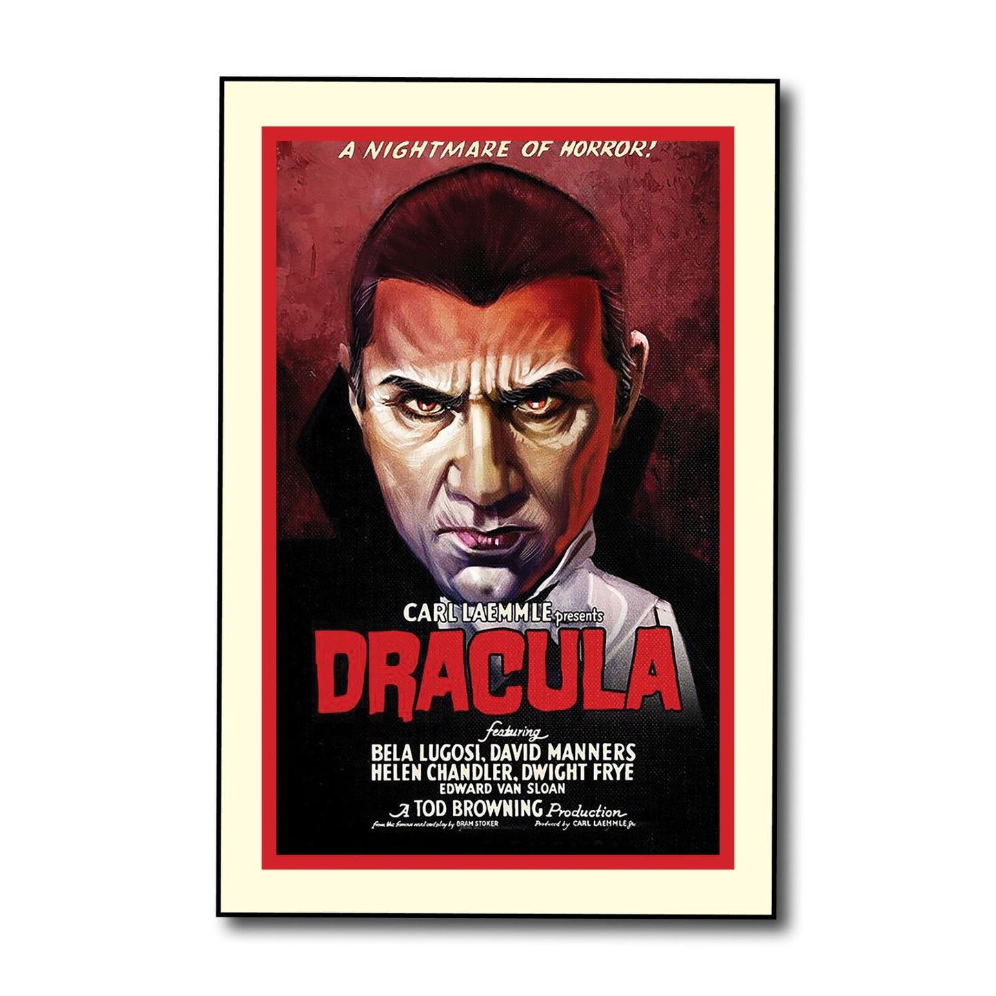 Set of 8 Vintage Hammer Horror Movie Poster fridge magnets, featuring classic horror film artwork and branding.