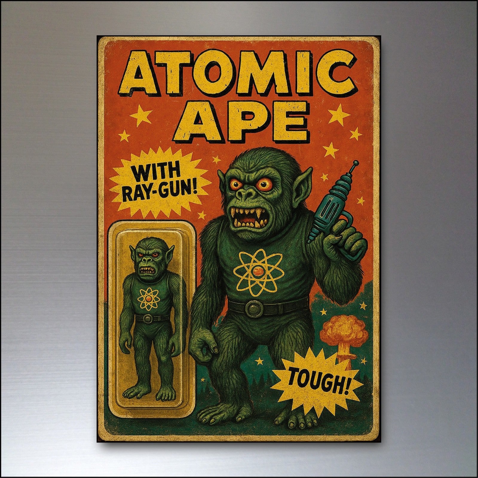 Set of six vintage Halloween horror comic fridge magnets featuring spooky, scary horror cover designs.
