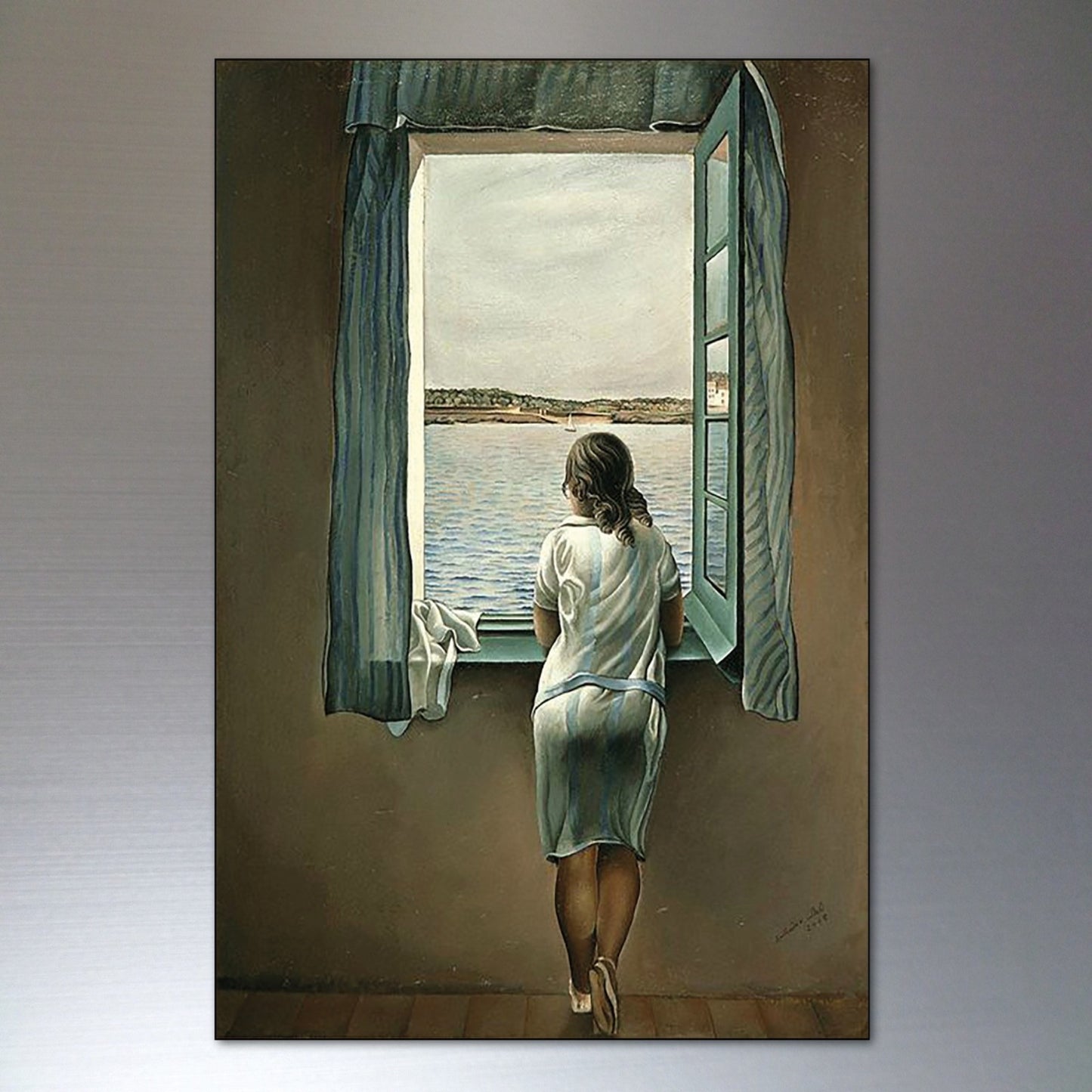 Set of 8 Salvador Dali fridge magnets featuring iconic surrealist paintings, perfect for decorating your refrigerator.
