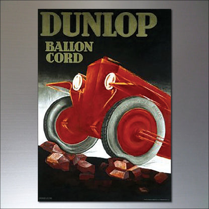 Set of 8 vintage auto motor adverts fridge magnets featuring retro car illustrations and classic automotive designs.