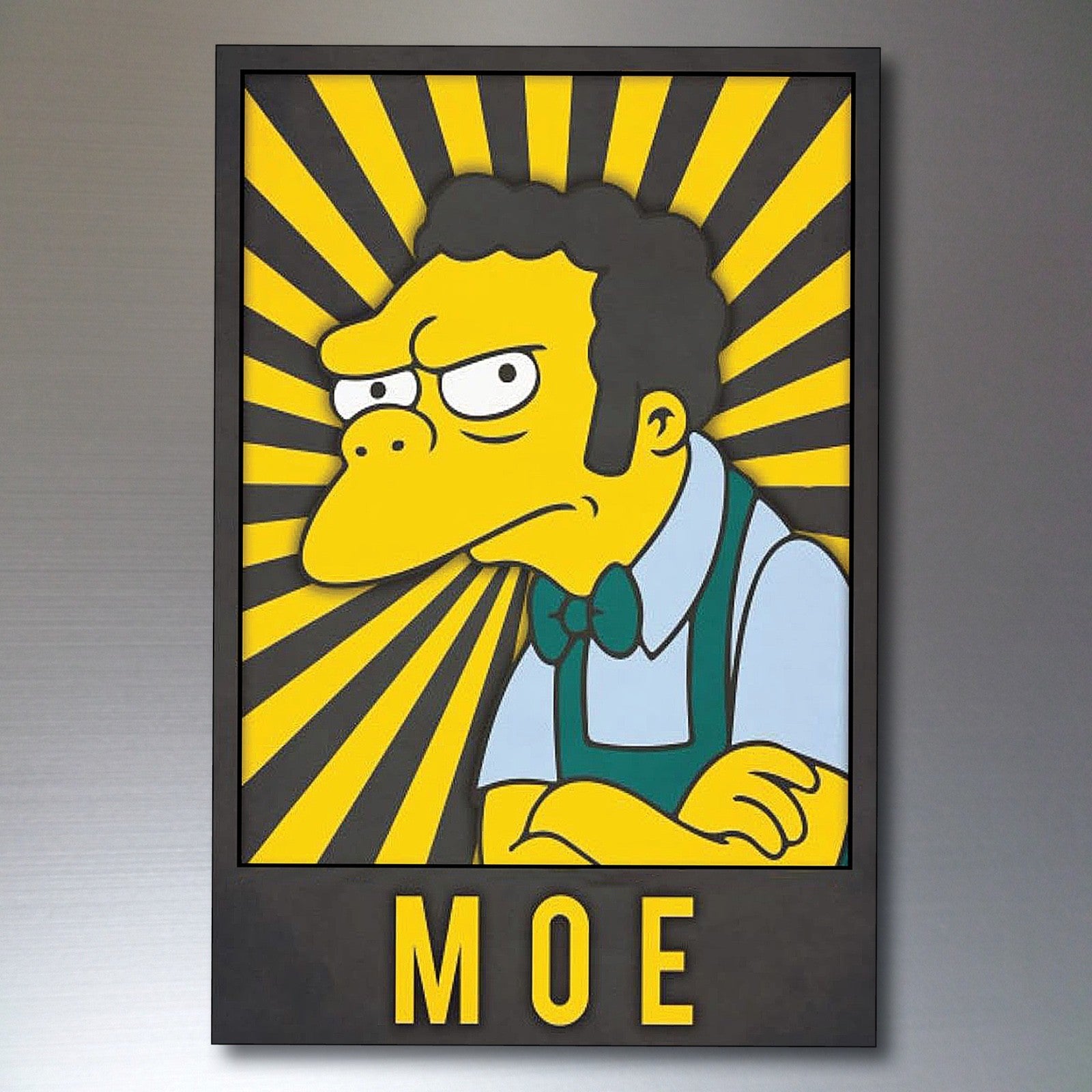 Set of 8 Cartoon Simpsons character fridge magnets featuring colorful cartoon designs of popular Simpsons characters.