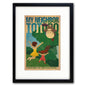 Studio Ghibli My Neighbour Totoro film poster printed on high gloss A3 paper by Bubbadoodoo, featuring Totoro and forest scenes.
