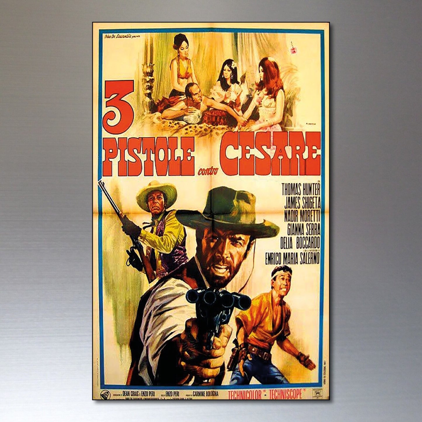 Set of 8 Western brand vintage spaghetti western film poster fridge magnets, featuring classic Western movie artwork.