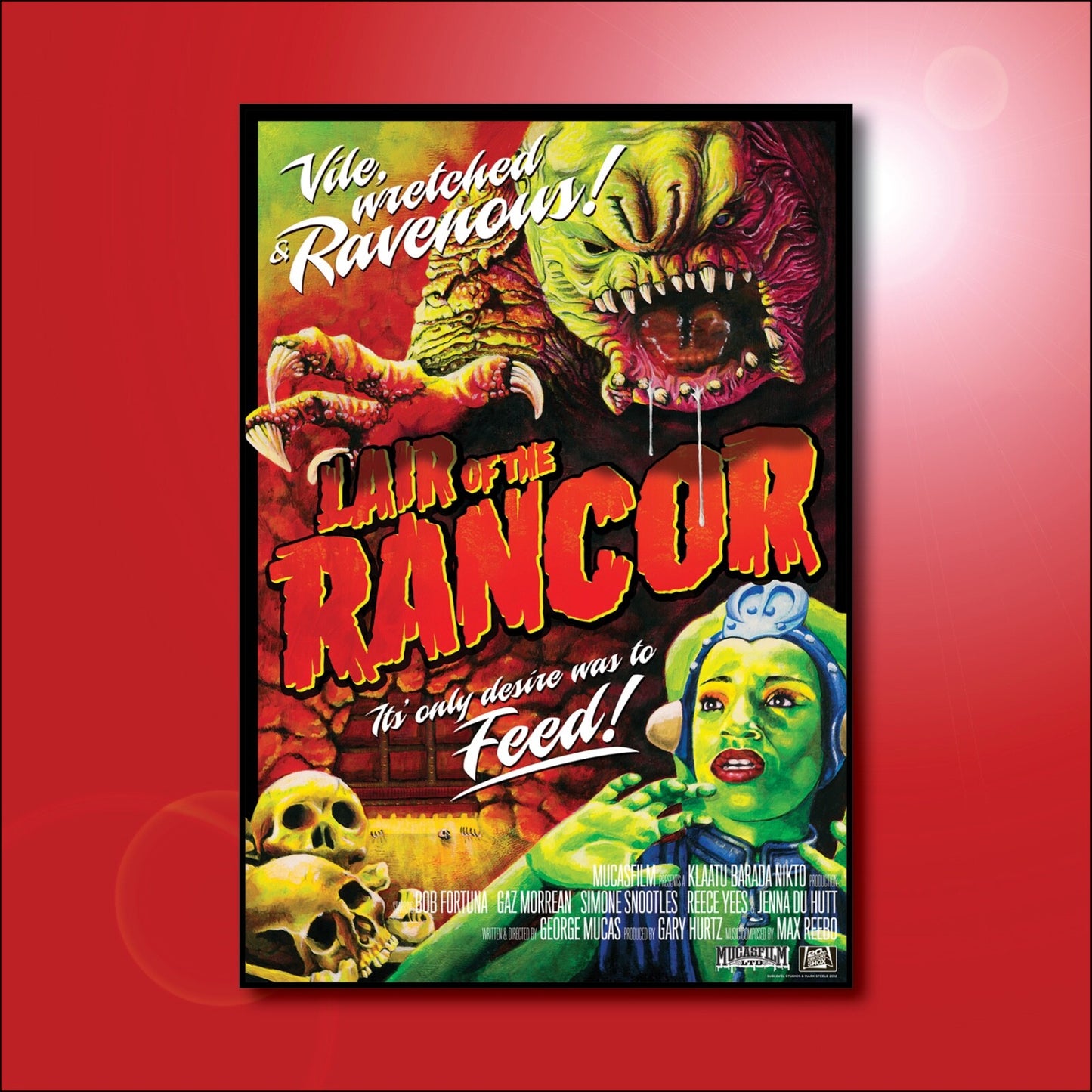 Set of 8 classic B movie film poster fridge magnets featuring vintage movie images on large magnetic surfaces.