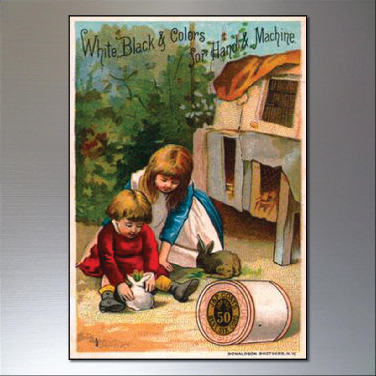 Vintage Sewing Advert Art | Set of 8 Fridge Magnets
