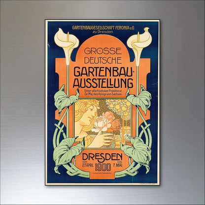Art Nouveau Fridge Magnets | Set of 8 | No.3