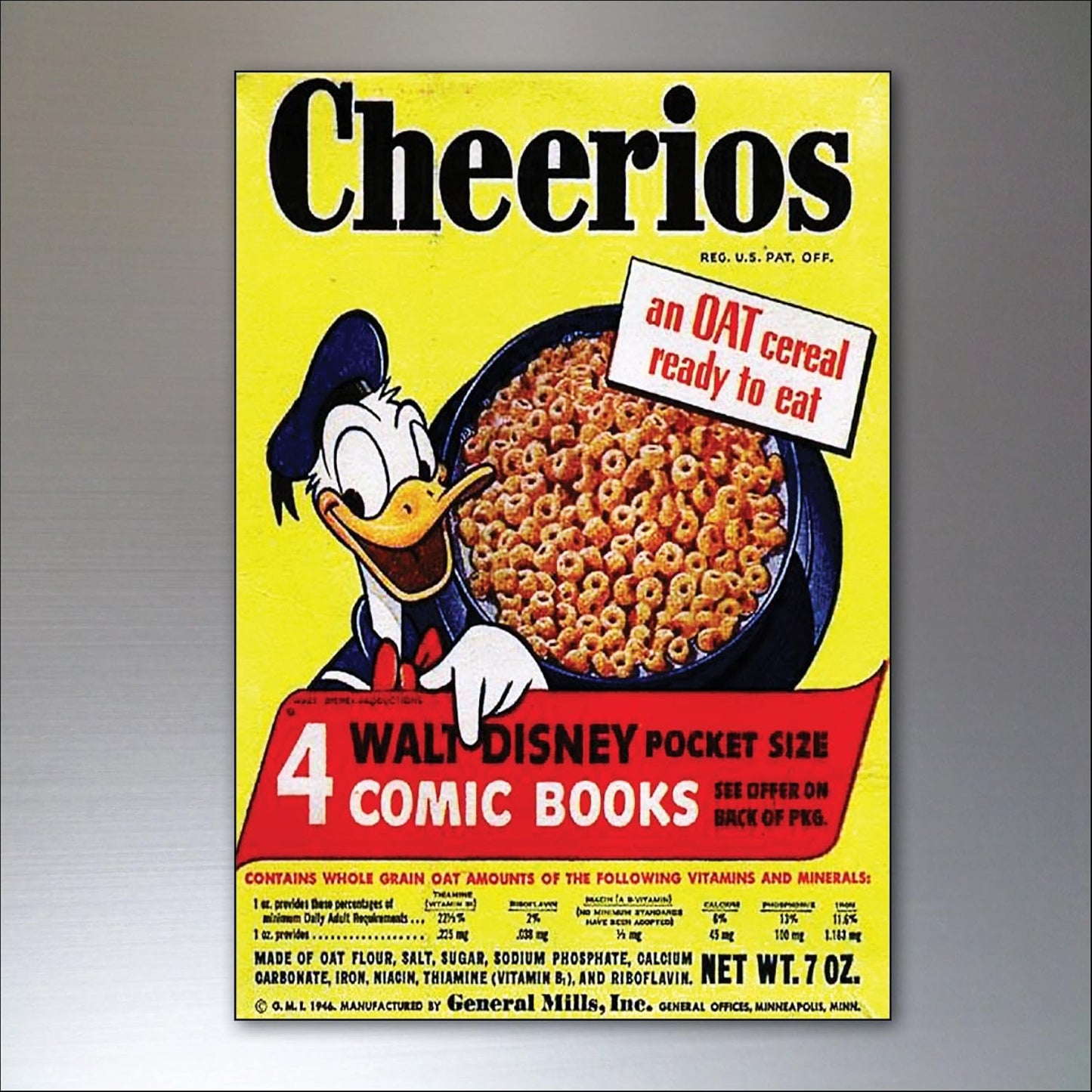 Vintage Cereal Box Fridge Magnets | Set of 8 | No.1
