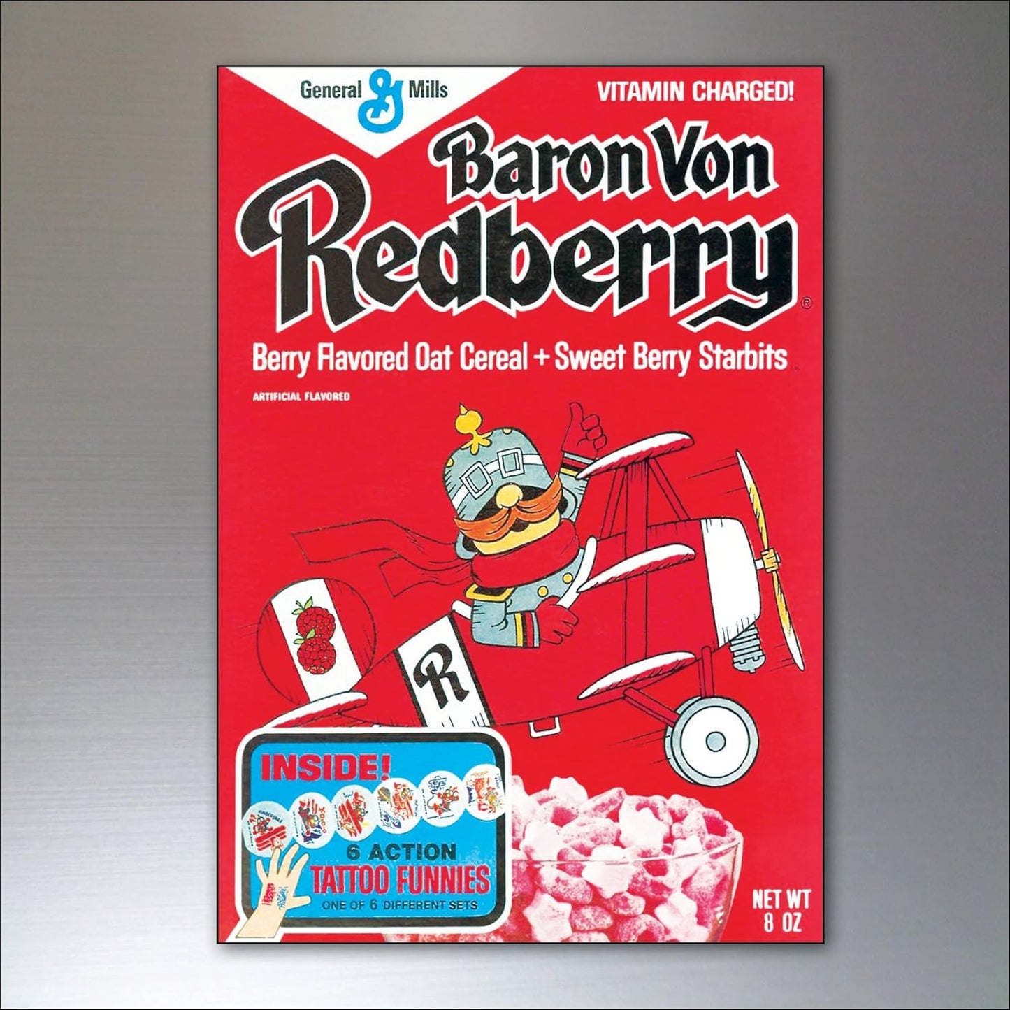 Vintage Cereal Box Fridge Magnets | Set of 8 | No.1