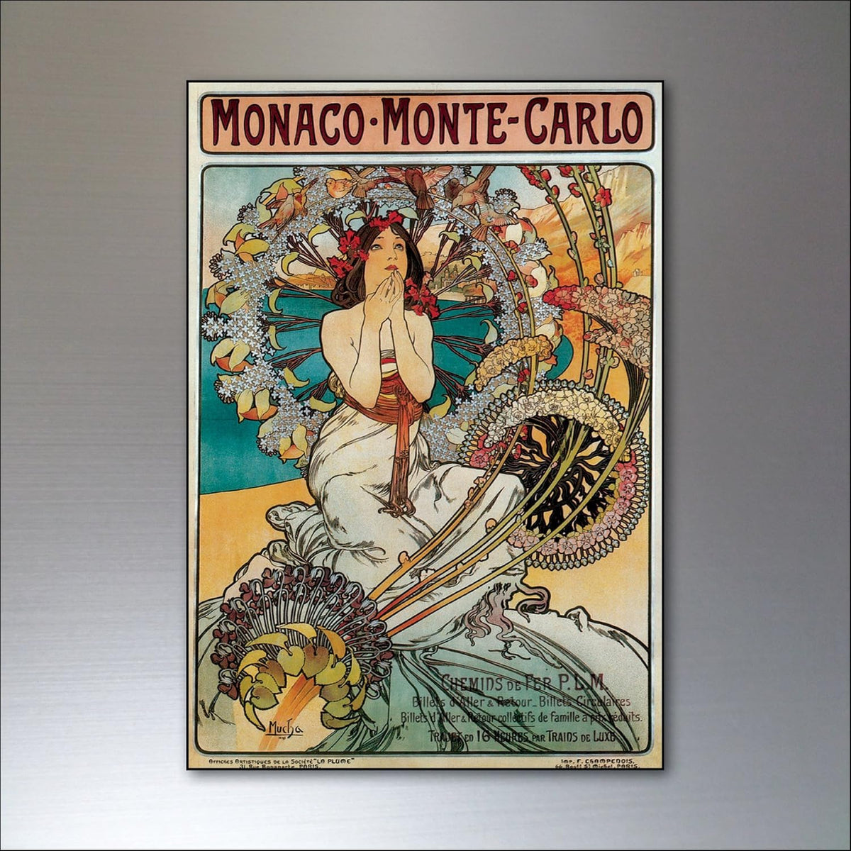 Art Nouveau Fridge Magnets | Set of 8 | No.3
