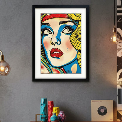 Pop Art Comic Book Strip Print | A3 Luxury Satin Paper  | No.5