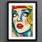 Pop Art Comic Book Strip Print | A3 Luxury Satin Paper  | No.5