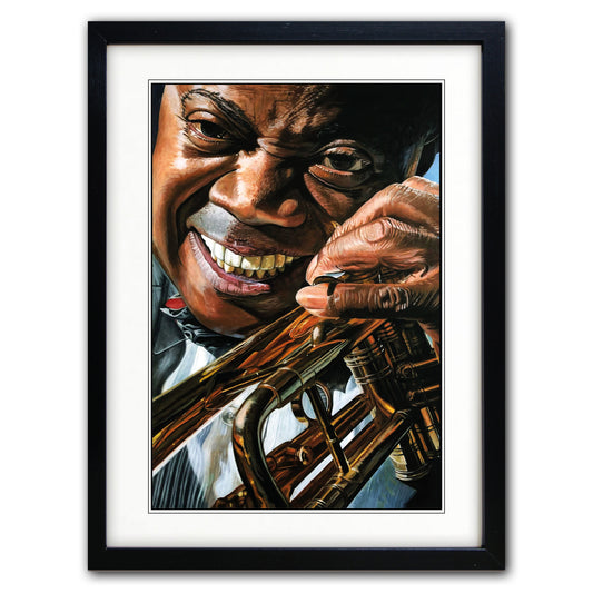 Blues, Jazz & Soul Music Icons Painting Print | No.1
