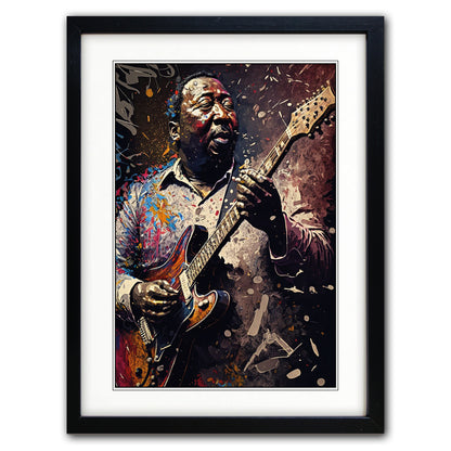 Blues, Jazz & Soul Music Icons Painting Prints | Set of 4 Prints | Series No.1