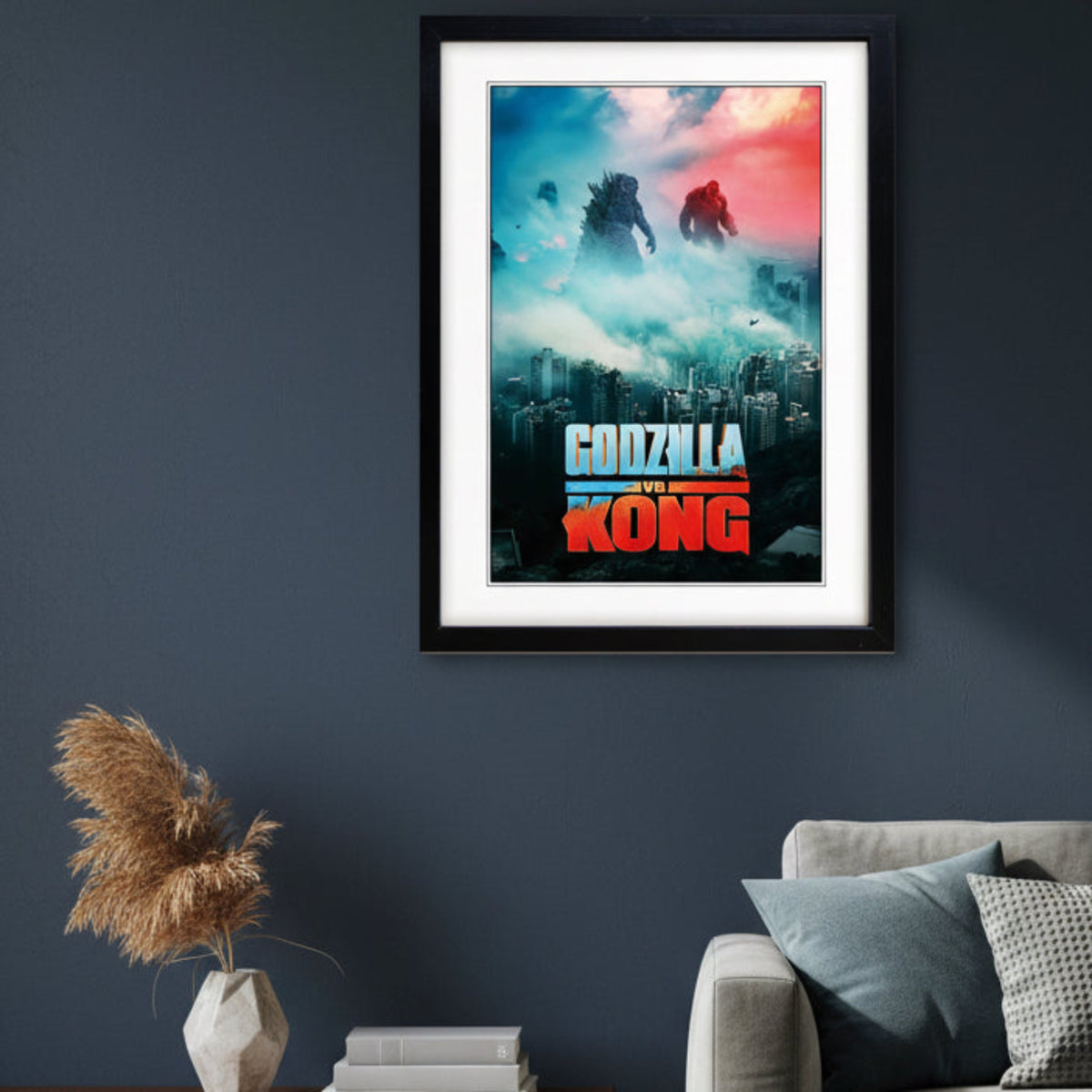 Godzilla vs Kong Movie Poster Print | A3 Satin Paper | No.3