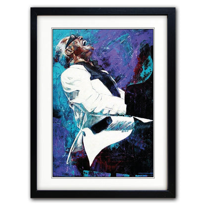 Blues, Jazz & Soul Music Icons Painting Prints | Set of 4 Prints | Series No.1