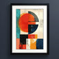 Abstract Modernist Poster Painting | A3 Luxury Satin Print | No.4