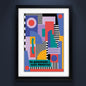 Vintage Jazz Festival Promotion Poster Print | A3 Luxuary Satin | No.7